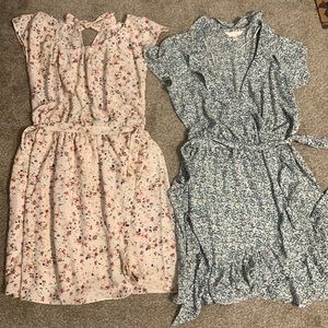 TWO Lauren Conrad Print Dresses